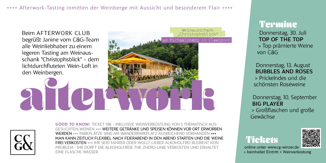 AFTERWORK CLUB beim Weinausschank Christophsblick